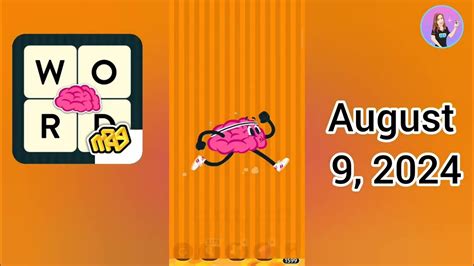 WordBrain Sunflower Event August 9, 2024 .